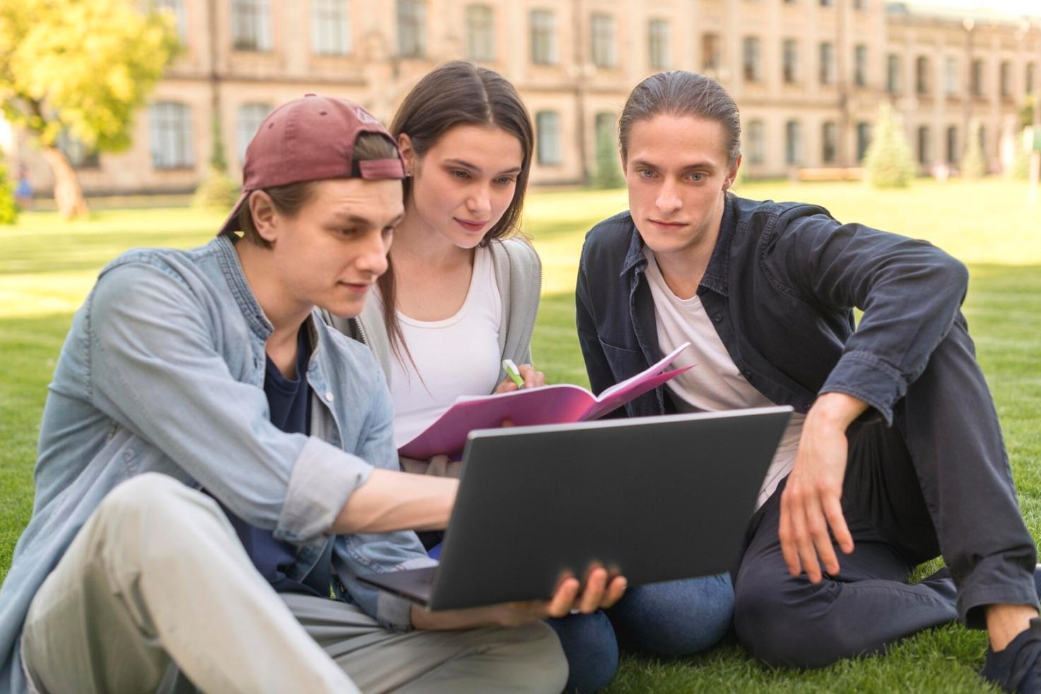 Professional reviewing financial reports and business strategy documents